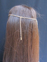 Brand New Women Chic Gold Metal 80'S Stylish Long Head Chain Lightweight  Imitation Pearls Beads Fashion Jewelry - alwaystyle4you - 2